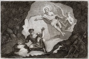 Royaumont Bible, New Testament: Resurrection (illustration from 1811) by Unknown artist