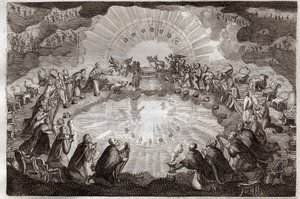 Royaumont Bible, New Testament: Seven Seals of the Book Opened by the Lamb by Unknown artist