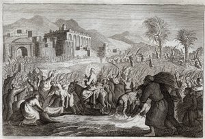 Royaumont Bible, New Testament: Triumph of Jesus Christ. Jesus