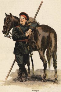 Russian Cossack Costume (19th Century Engraving, Bianchetti Collection)