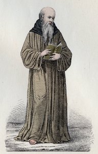 Portrait of Saint Bonaventure - Engraving of the 19th century by Unknown artist