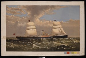 S S Bristol, White Star Line, c.1875 by Unknown artist