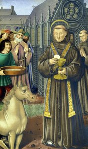 Saint Anthony of Padua - according to the Book of Hours of Anne of Brittany