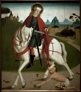 Saint Martin and the Beggar by Unknown artist