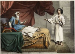 Samuel hears the voice of the Lord calling him in the night