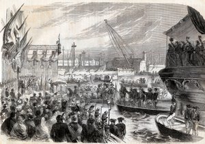 Second Italian Independence War, Italian Campaign of 1859: Napoleon III in the Port of Genoa, May 12 by Unknown artist