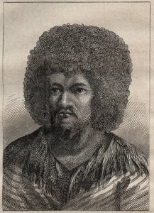 Second voyage by Captain James Cook: portrait of O-Too, King of Tahiti - illustration taken from “The Great Mariners of the 18th century” by Unknown artist