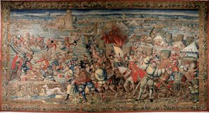 Sixth Italian War (1521-1526): Representation of the Battle of Pavia on 24/02/1525