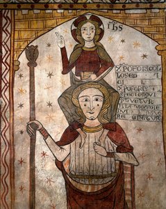 St Christopher Carrying the Infant Jesus, c.1285 by Unknown artist