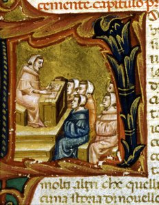 Teaching (14th century manuscript) by Unknown artist