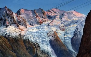 Telepherique Planpraz-le-Brevent, Chamonix, Haute-Savoie, Rhone-Alpes, France by Unknown Artist