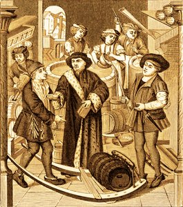 The Bishop of Tournai Receiving the Tithe of Beer in Tournai