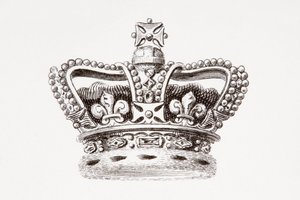 The Crown of England, published in 1820 by Unknown artist