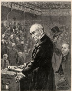 The House of Commons, February 13th 1893: Speech of William Ewart Gladstone by Unknown Artist