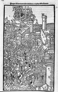 The Knights of Rhodes Attacking Rhode Island - in 