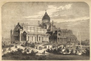 The Palace of Industry in Amsterdam in 1864 by Unknown artist
