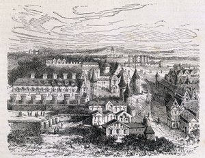 The Palais des Tournelles, Opposite the Hotel Saint Paul by Unknown artist