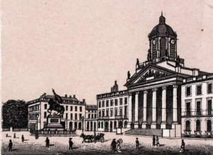 The Royal Square in Brussels in Belgium in 