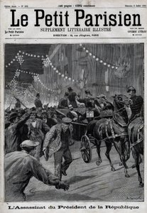The Assassination of President Sadi Carnot by Sante Caserio on June 24 by Unknown artist