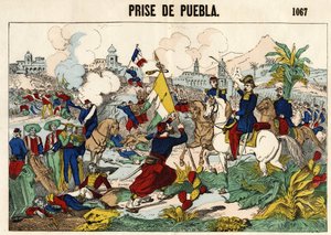 The capture of Puebla on May 17 by Unknown artist