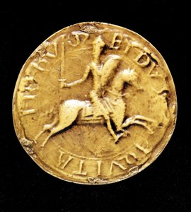 The Counterseal of Louis VII of France, Representing Him on Horseback by Unknown artist