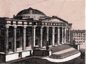 The customhouse in New York, United States by Unknown artist