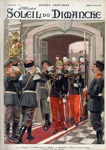 The Delegation of Saint Cyr in Russia: Reception at the Russian Military School by Unknown artist