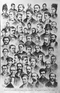 The different types of criminals according to the Berlin police archives. 1882 by Unknown artist