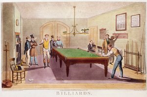 The Game of Billiards by Unknown artist