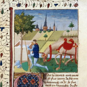 The Knight of the Round Table Gawain, Nephew of King Arthur, Near a Fountain by Unknown artist