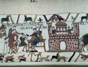 The Messengers of the King of Normandy William the Conqueror (1027-1087) Informed Him that Harold, Who Came from England on Behalf of King Edward the Confessor of England, Was Taken Prisoner by Count Guy de Ponthieu (detail) by Unknown artist