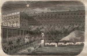 The noon gun at the Palais Royal in Paris by Unknown artist