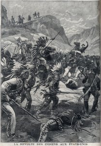 The Red Skin Indian Revolt from Northern Minnesota in the United States in 1898 by Unknown artist