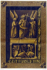 The resurrection of Christ, vermeil cover by Unknown artist