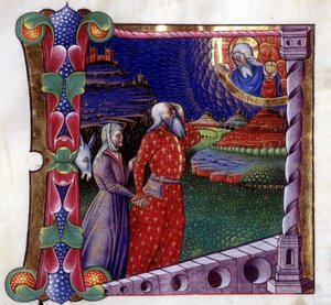 The Sacrifice of Noah. Antiphonary of the 15th century. Biblioteca de Lodi by Unknown artist