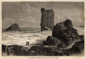 The Ruins of Birs Nimroud, Identified as the Mythical Tower of Babel, Engraving to Illustrate the Voyage to Babylon by Guillaume Lejean