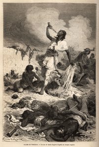 The Suicide of Emperor Theodoros II of Ethiopia on April 13 by Unknown artist