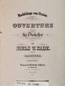 Title Page of the Sheet Music of Souvenirs D