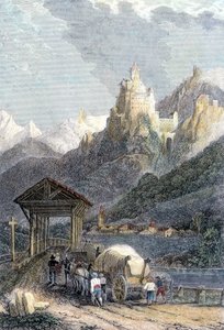 Trostburg Castle in Tyrol by Unknown artist