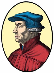 Ulrich Zwingli (1484-1531), Swiss religious reformer by Unknown artist