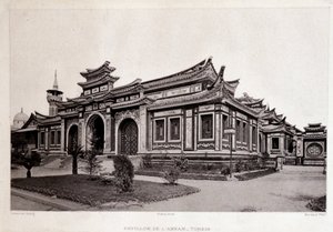 Universal Exhibition in Paris 1889 - Pavilion of Annam, Tonkin by Unknown artist