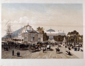 Universal Exhibition of 1855: the Palace of Industry - Lithography by Unknown artist