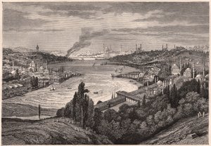 View of Constantinople and the Golden Horn During the XIX Century by Unknown