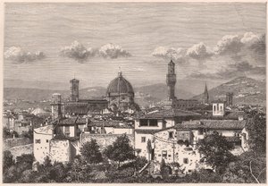 View of Florence in the XIX Century by Unknown