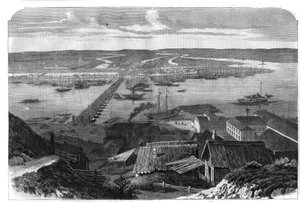 View of Nizhny Novgorod, city of Russia by Unknown artist