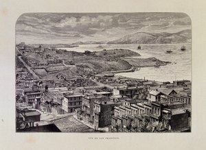 View of San Francisco in the 19th century by Unknown artist