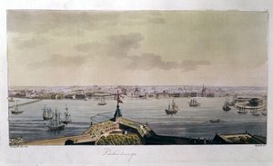 View of St. Petersburg, late 18th century - in 