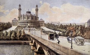 View of the Palais du Trocadero (Paris) in 1898 by Unknown artist