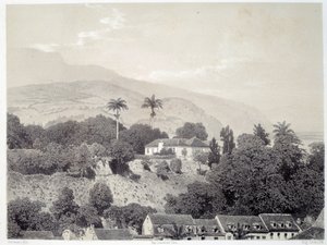 View of the Houses Taken from Boulevard de la Comedie in Saint Pierre in Martinique by Unknown artist