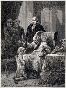 Voltaire benching Franklin